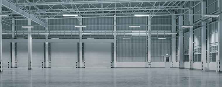 empty clean warehouse