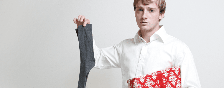 getting bad gift of socks