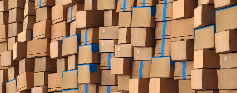 stacked boxes