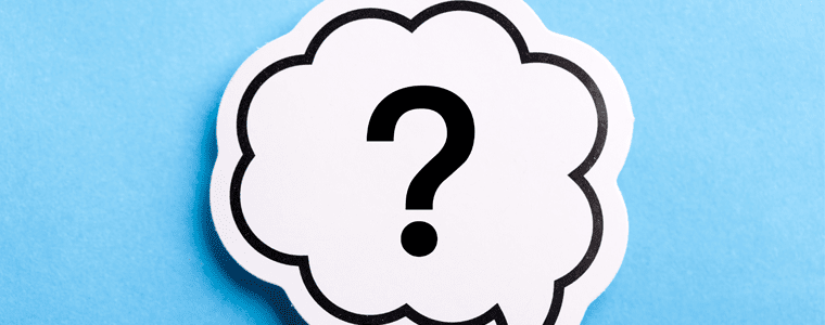 question mark