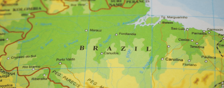 Brazil map Map of Brazil