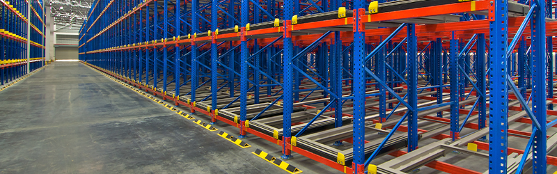 071823 Warehouse racking – push back